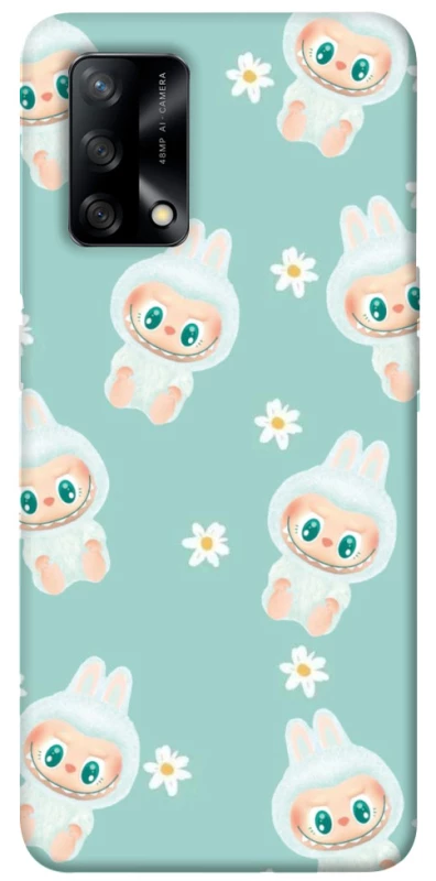 Чехол на Oppo A74 4G Labubu Green фото 1 из 1