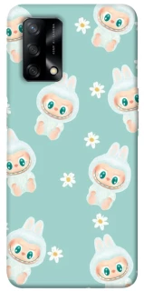 Чехол на Oppo A74 4G Labubu Green фото 1 из 1
