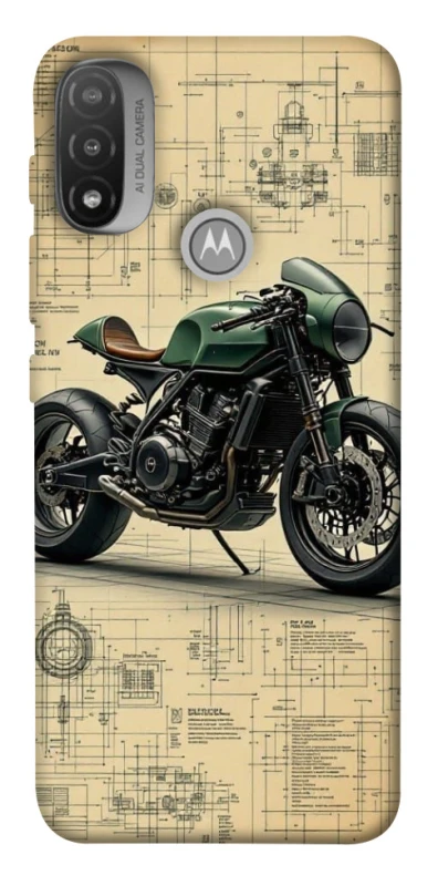 Чохол на Motorola Moto E20 Bike model фото 1 з 1