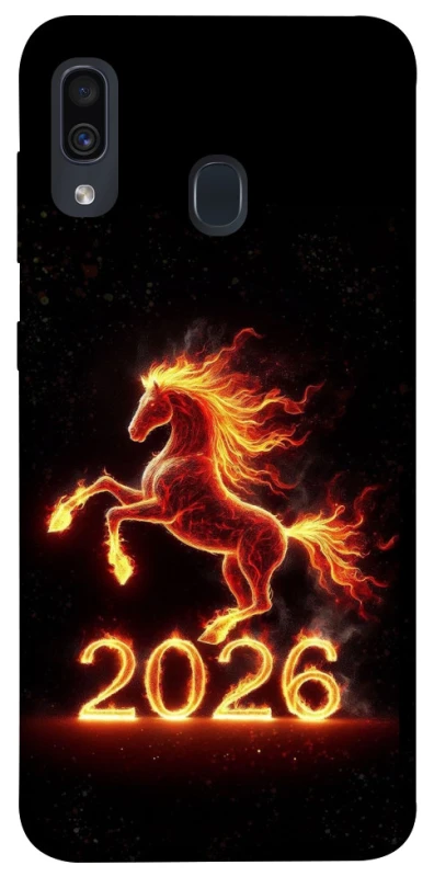 Чохол на Samsung Galaxy A20 / A30 Red Fire Horse ver.1 фото 1 з 1