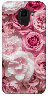 Чехол на Samsung J600F Galaxy J6 (2018) Розовые цветы фото 1 из 1