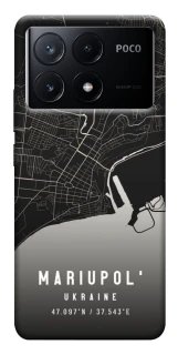 Чехол на Xiaomi Poco X6 Mariupol map фото 1 из 1