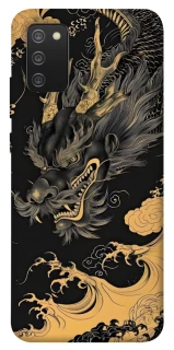 Чехол на Samsung Galaxy A02s gold dragon фото 1 из 1