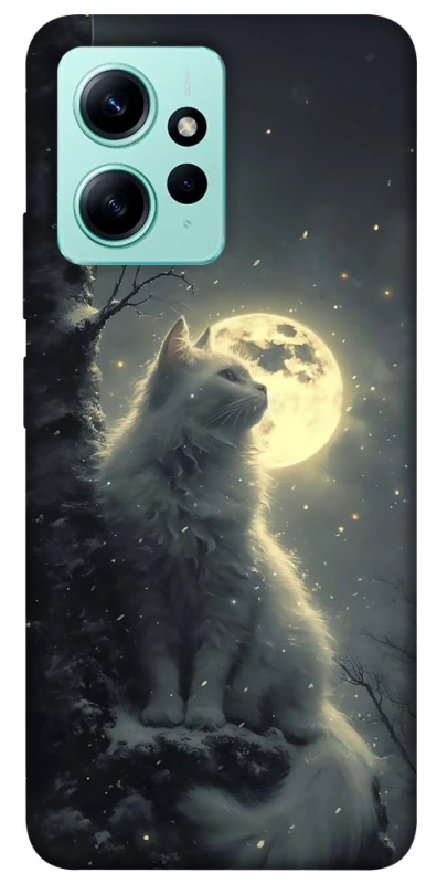 Чехол на Xiaomi Redmi Note 12 4G Кот под луной фото 1 из 1