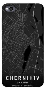 Чехол на Xiaomi Redmi 4a Chernihiv map фото 1 из 1