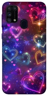 Чохол на Samsung Galaxy M31 Drawn hearts фото 1 з 1