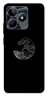 Чехол на Realme C53 Black tsunami фото 1 из 1