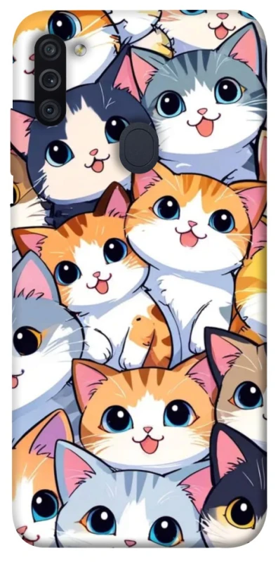 Чохол на Samsung Galaxy M11 Cute Cat v2 фото 1 з 1