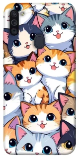 Чохол на Samsung Galaxy M11 Cute Cat v2 фото 1 з 1