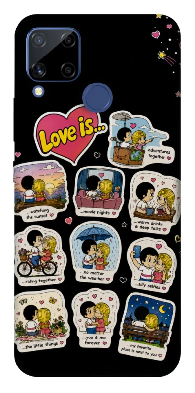 Чохол на Realme C15 Love is ver.4 фото 1 з 1