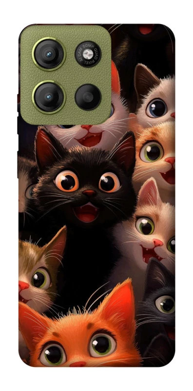 Чохол на Motorola Moto G15 4G happy cats фото 1 з 1