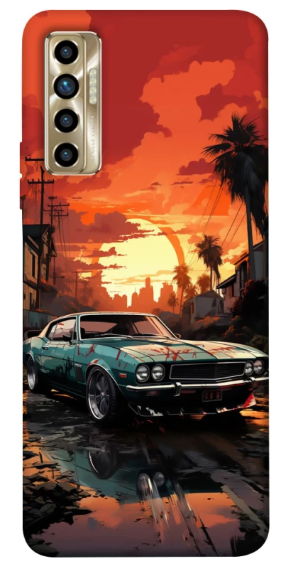 Чохол на TECNO Camon 17P Car at sunset фото 1 з 1