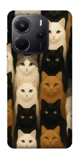Чехол на Xiaomi Redmi Note 14 5G Colorful Cat Collage фото 1 Чехол на Xiaomi Redmi Note 14 5G Colorful Cat Collage фото 1 из 1