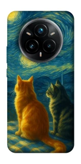 Чехол на Realme 14 Pro+ Cats under the stars фото 1 Чехол на Realme 14 Pro+ Cats under the stars фото 1 из 1
