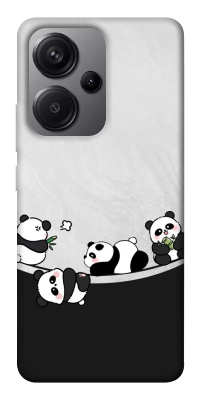 Чохол на Xiaomi Redmi Note 13 Pro+ Four pandas фото 1 з 1