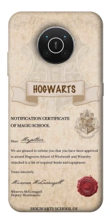 Чехол на Nokia X10 / X20 The Hogwarts acceptance letter фото 1 из 1
