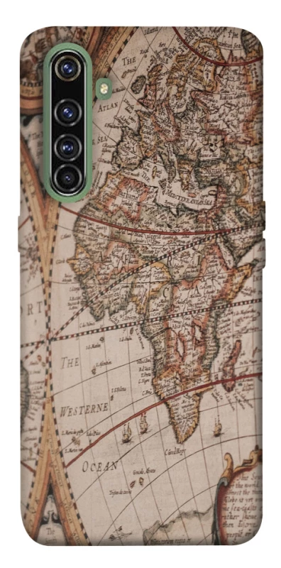 Чехол на Realme X50 Pro Карта путешествий фото 1 из 1
