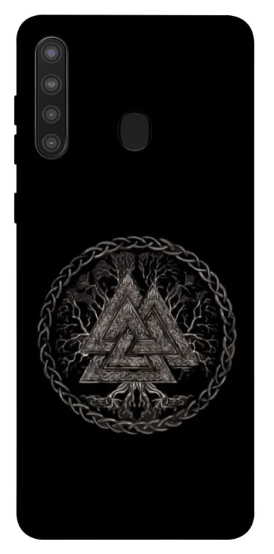 Чехол на Samsung Galaxy A21 Валькнут v3 фото 1 из 1