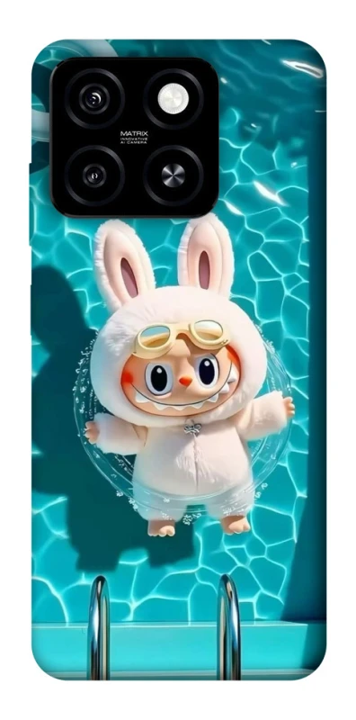 Чохол на ZTE Blade A55 4G Labubu in the pool ver.2 фото 1 з 1