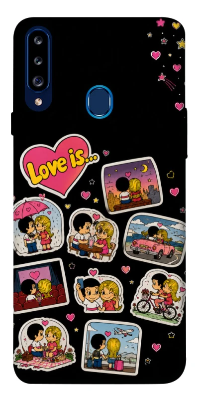 Чохол на Samsung Galaxy A20s Love is ver.3 фото 1 з 1