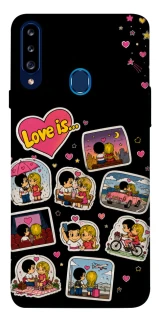 Чехол на Samsung Galaxy A20s Love is ver.3 фото 1 из 1