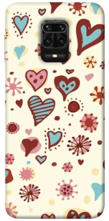 Чохол на Xiaomi Redmi Note 9s / Note 9 Pro / Note 9 Pro Max Pretty hearts фото 1 з 1