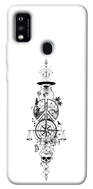 Чехол на ZTE Blade A51 Tattoo ver.7 фото 1 из 1