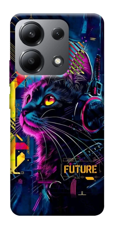 Чохол на Xiaomi Redmi Note 13 4G Cyber Cat v2 фото 1 з 1