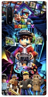 Чехол на Samsung Galaxy Note 10 Plus Roblox collage ver.4 фото 1 из 1