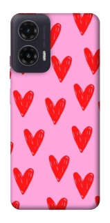 Чохол на Motorola Moto G35 Red hearts 2 фото 1 з 1