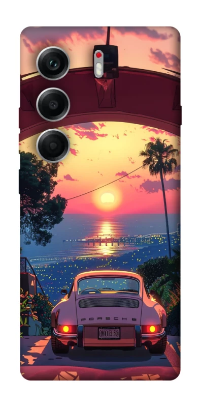 Чехол на Tecno Camon 40 Porsche at sunset фото 1 из 1