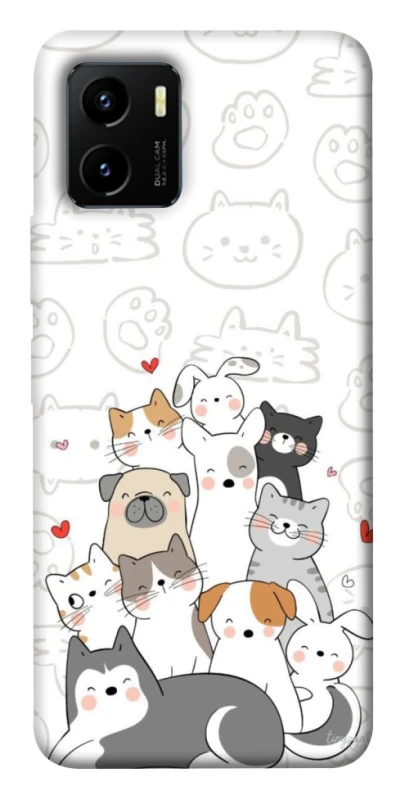 Чехол на Vivo Y15s Funny Pets фото 1 из 1