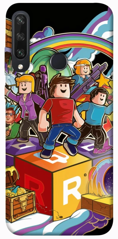 Чохол на Huawei Y6p Roblox family фото 1 з 1
