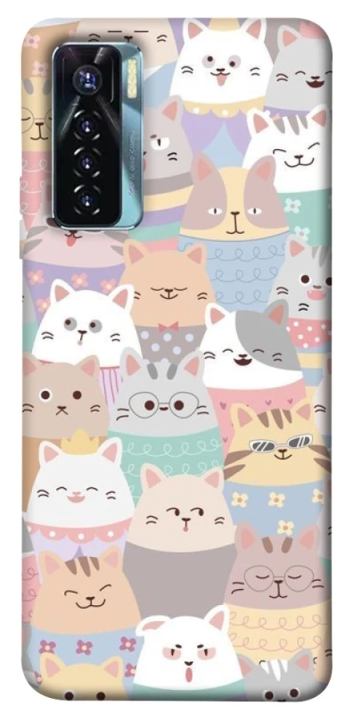 Чохол на TECNO Camon 17 Pro Funny Kittens ver.2 фото 1 з 1