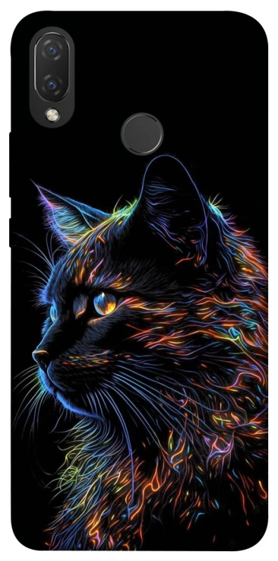 Чохол на Huawei P Smart+ (nova 3i) Чорний кіт фото 1 з 1