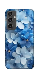 Чехол на Samsung Galaxy S24 FE Синие цветы фото 1 из 1