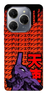 Чехол на TECNO Spark 20 Pro Евангелион фото 1 из 1