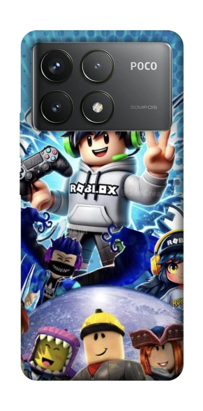 Чохол на Xiaomi Poco F6 Pro Roblox collage ver.3 фото 1 з 1