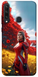 Чехол на Huawei Y6p Cyber space girl ver.5 фото 1 из 1