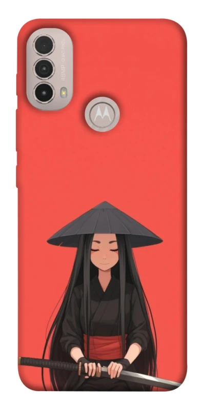 Чохол на Motorola Moto E40 Red samurai фото 1 з 1
