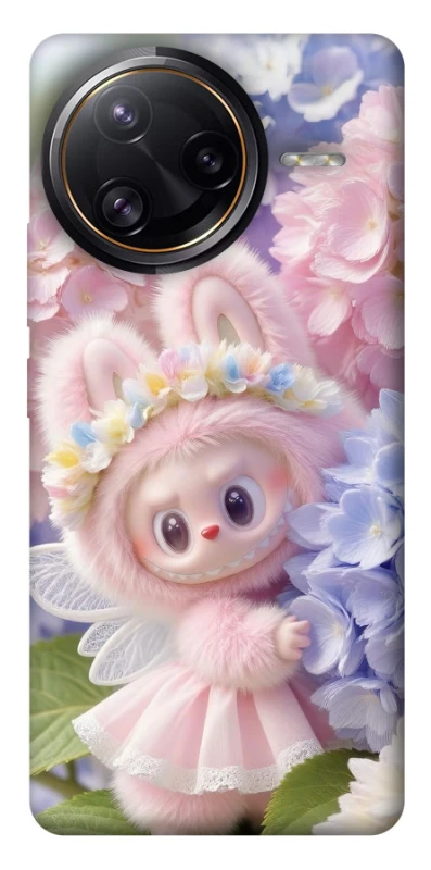 Чехол на Xiaomi Poco F7 Ultra Labubu & Flowers ver.1 фото 1 из 1