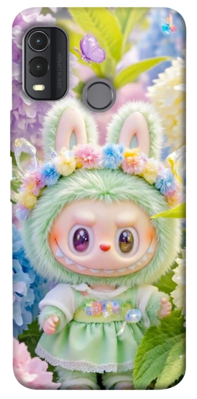 Чехол на Nokia G11 Plus Labubu & Flowers ver.2 фото 1 из 1