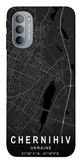 Чохол на Motorola Moto G31 Chernihiv map фото 1 з 1