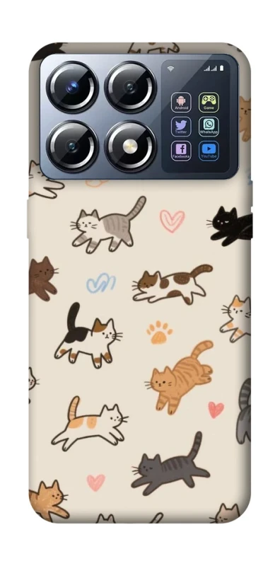 Чохол на Xiaomi POCO X8 Pro Cat style ver.2 фото 1 з 1