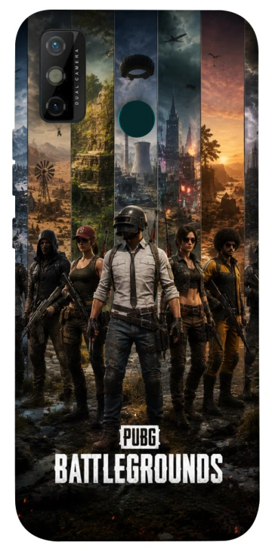 Чехол на TECNO Spark 6 Go PUBG фото 1 из 1