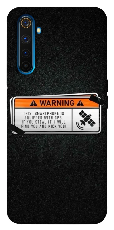 Чохол на Realme 6 Pro Warning фото 1 з 1