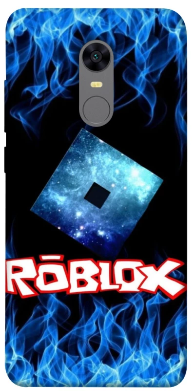 Чехол на Xiaomi Redmi 5 Plus / Redmi Note 5 (Single Camera) Roblox Galaxy Flame Logo фото 1 из 1