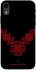Чохол на Apple iPhone XR (6.1") Чорно-червона вишиванка фото 1 з 1