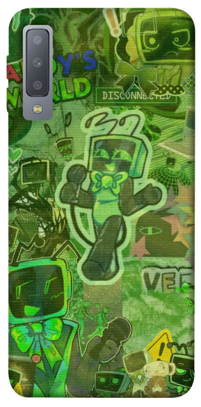 Чохол на Samsung A750 Galaxy A7 (2018) Dandysworld tv green theme фото 1 з 1