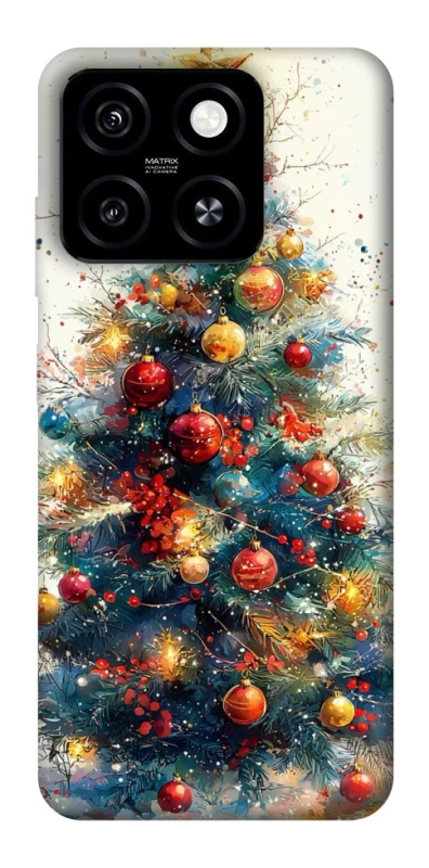 Чехол на ZTE Blade A55 4G Новогодний v36 фото 1 из 1